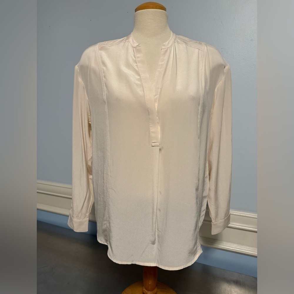 Elizabeth and James silk popover blouse